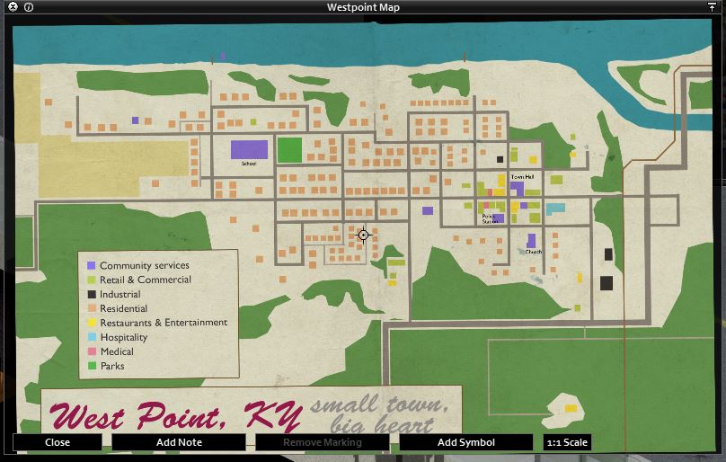 Zomboid west point map