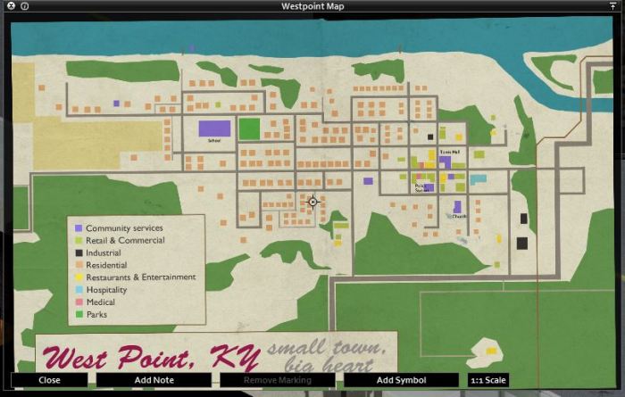 West point map zomboid
