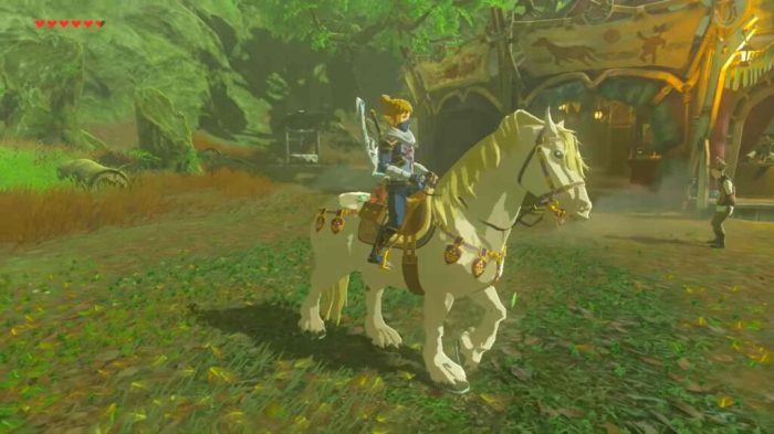 Botw tame white horse