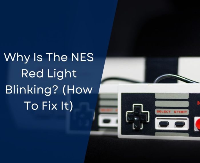 Nes light red blue flashing fix