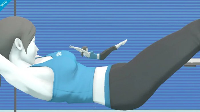 Female wii fit trainer