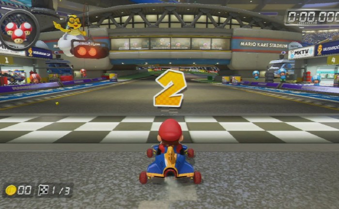 Mario kart start boost