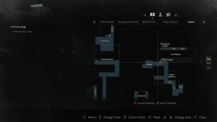 Re2 monitor room puzzle