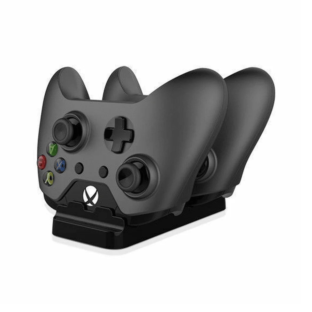 Xbox station charge dreamgear controllers amazon gaming simultaneously box