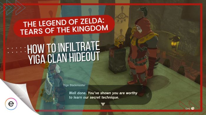 Infiltrate the yiga clan