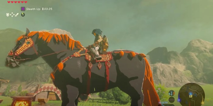 Totk horse from botw