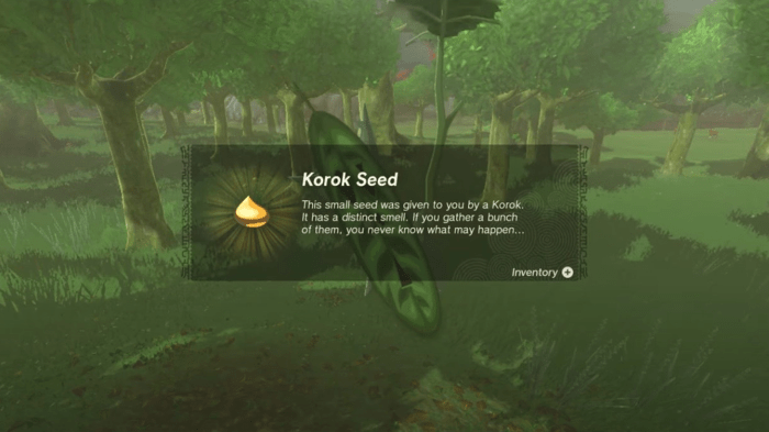 Korok botw leaf israbi breath