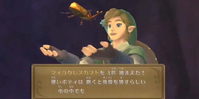 Skyward sword bug island