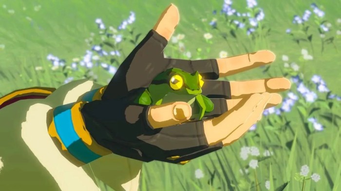 Botw hot footed frog