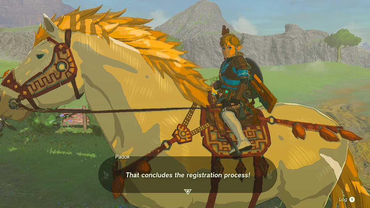 Zelda horse breath wild giant legend catch