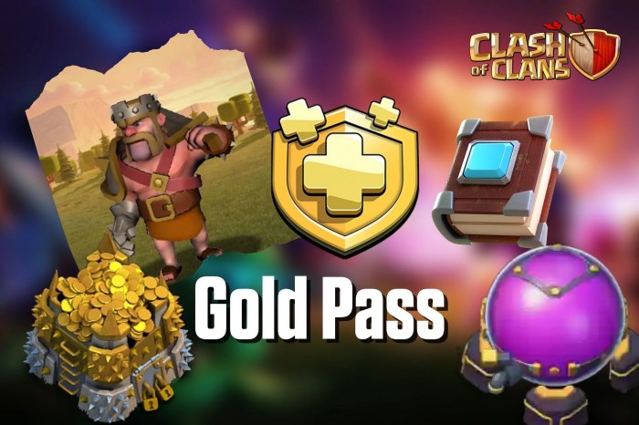 Gold pass clash of clans