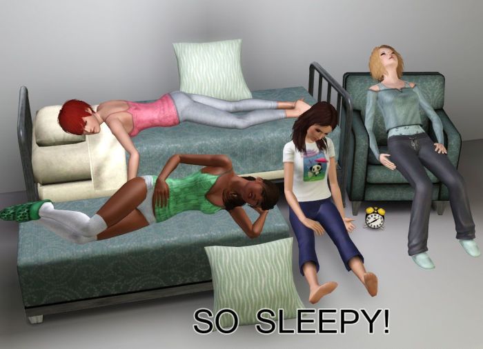 Why can't my sims sleep