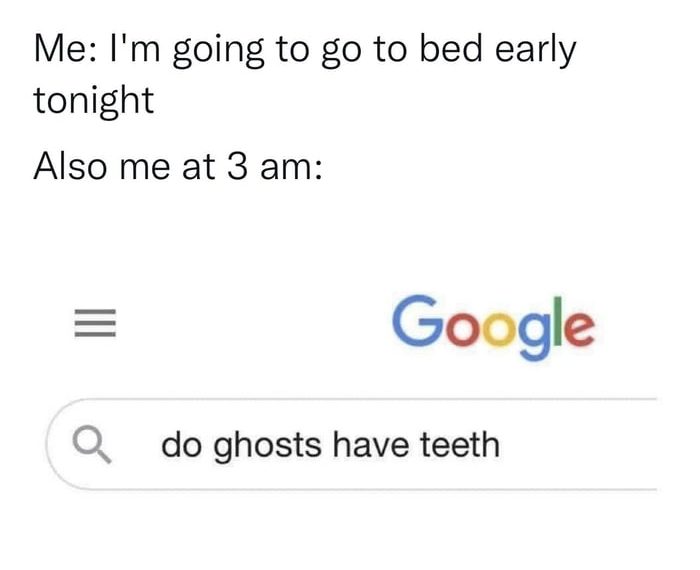 Do ghosts have teeth