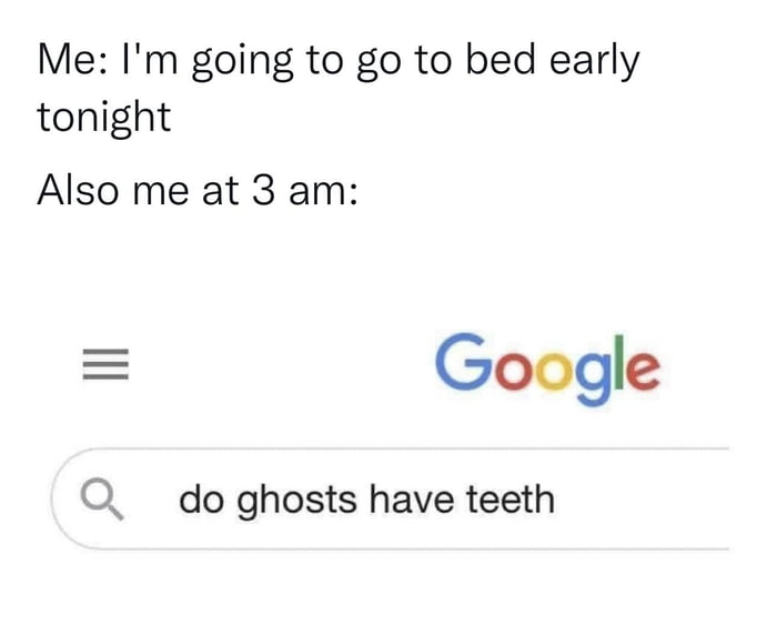 Do ghosts have teeth
