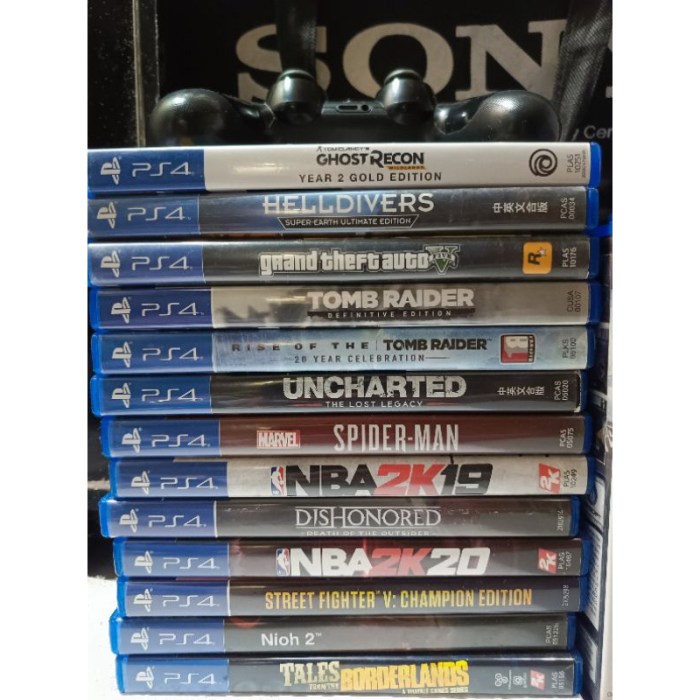 Ps4 games pre owned
