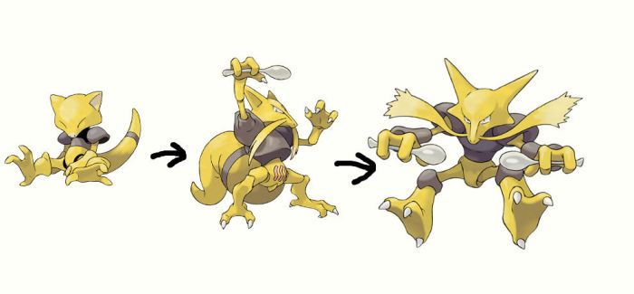 How do you evolve abra