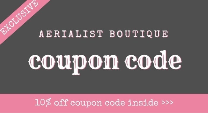 The boutique coupon code