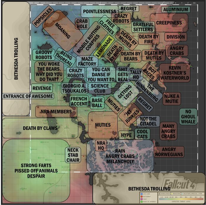 Fallout vegas map mojave locations xbox cheats wasteland wastelands 360 supercheats fnv game quests wastland cheat friend size mods guides