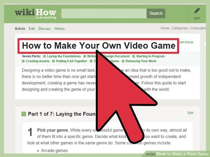 Make flash game wikihow steps