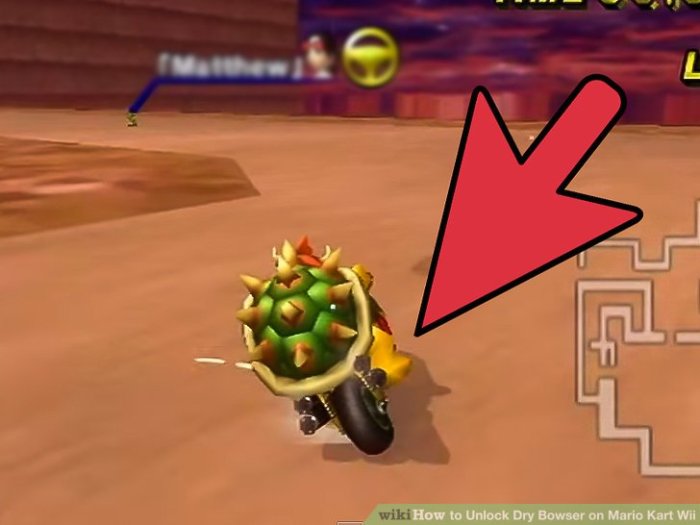 Kart bowser wii unlock