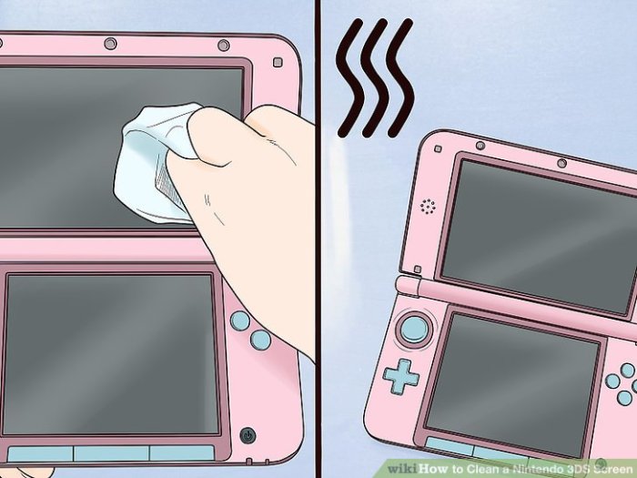 Nintendo clean 3ds