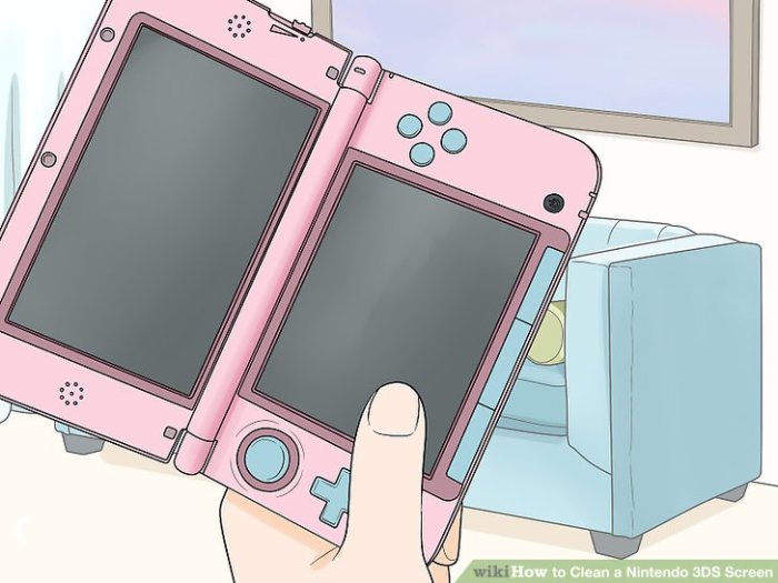 How to clean the 3ds