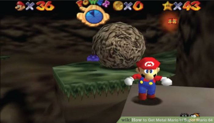 How to get metal mario 64