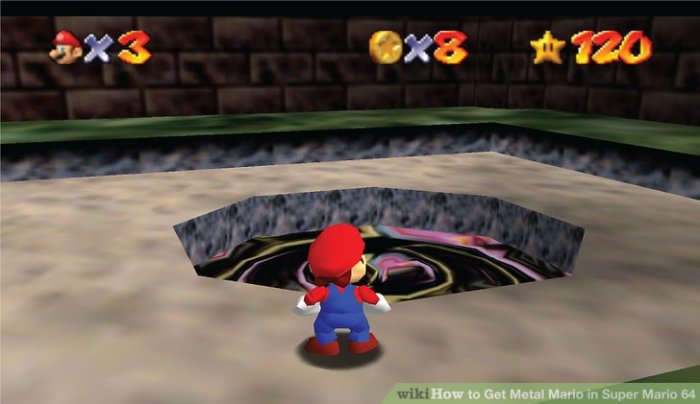 Super mario 64 metal