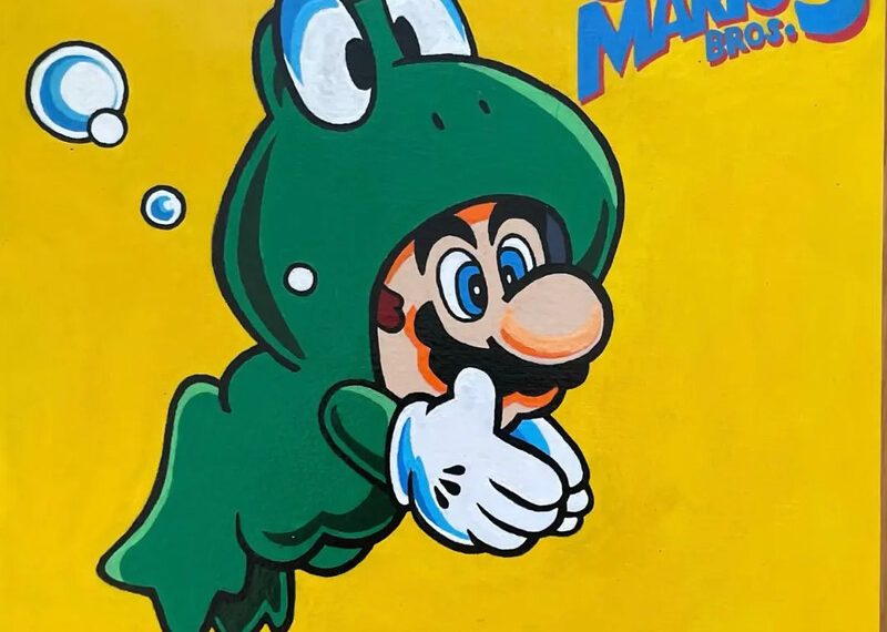 Mario bros 3 frog suit