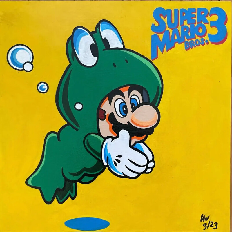 Mario bros 3 frog suit