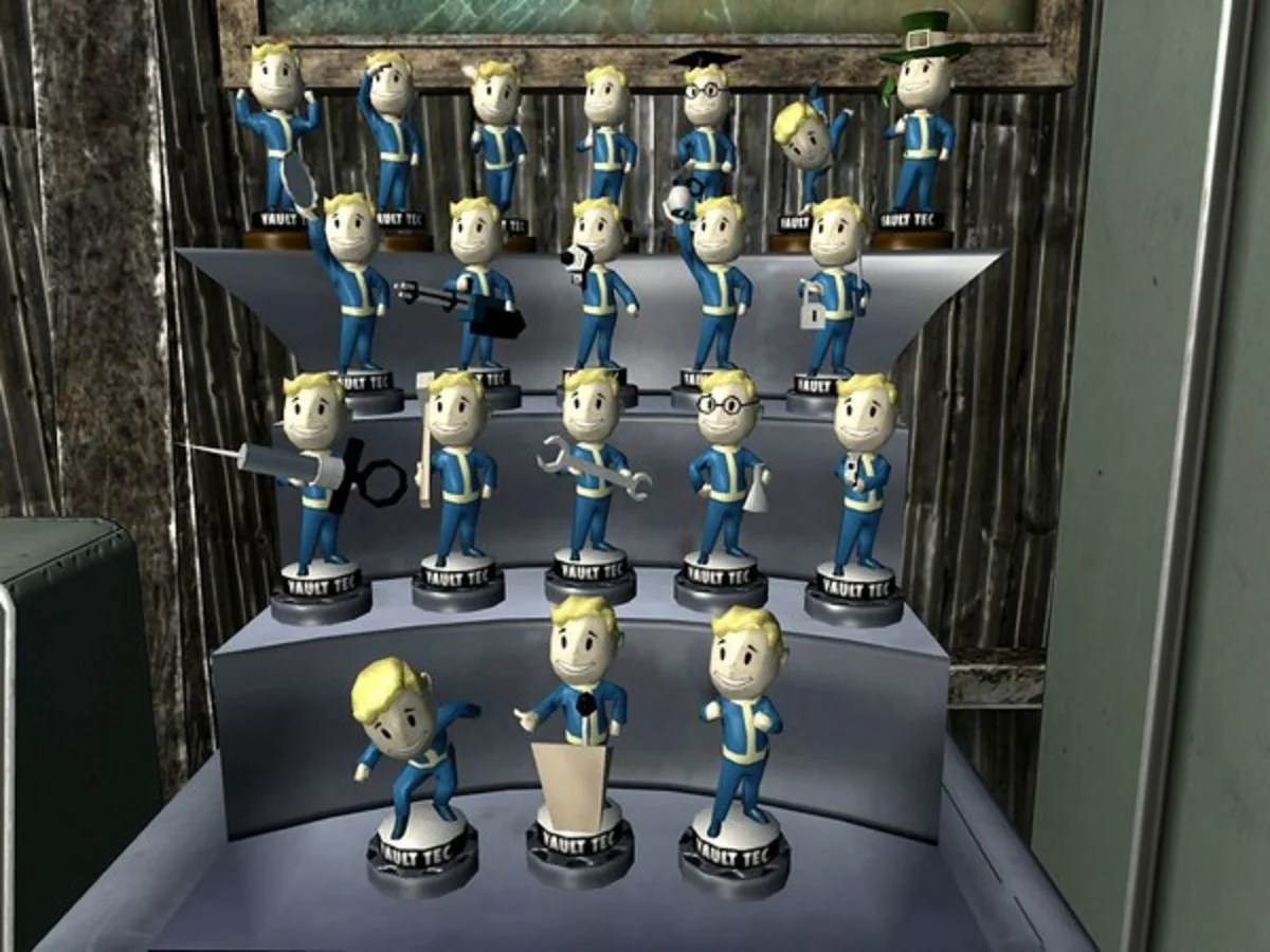 Bobble head display case