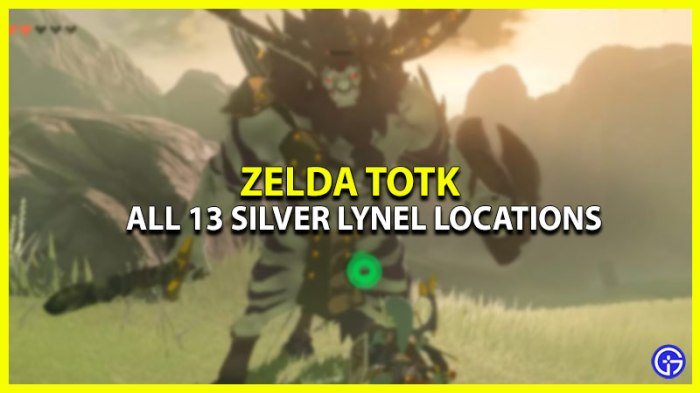 Lynel zelda silver breath wild