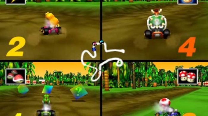 Mario shortcuts kart raccourcis