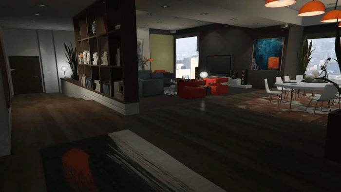 Gta apartment online gameplay tv look