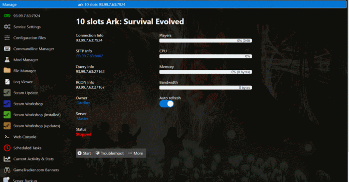Ark give exp command