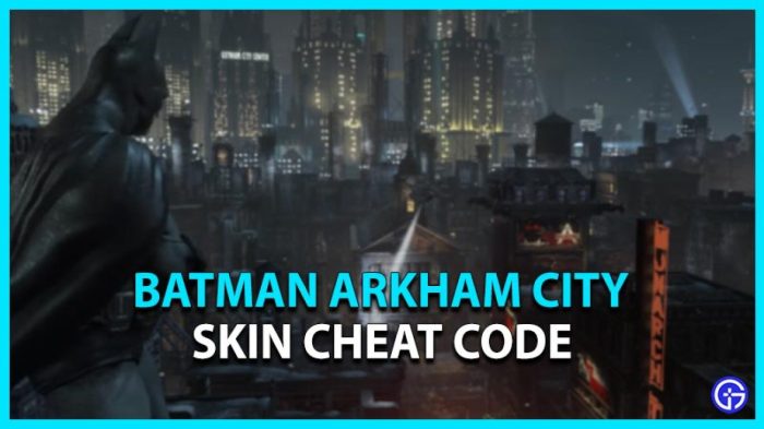 Arkham city skin code