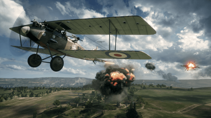 Planes in battlefield 1