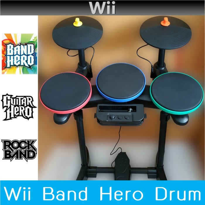 Band hero drum set wii