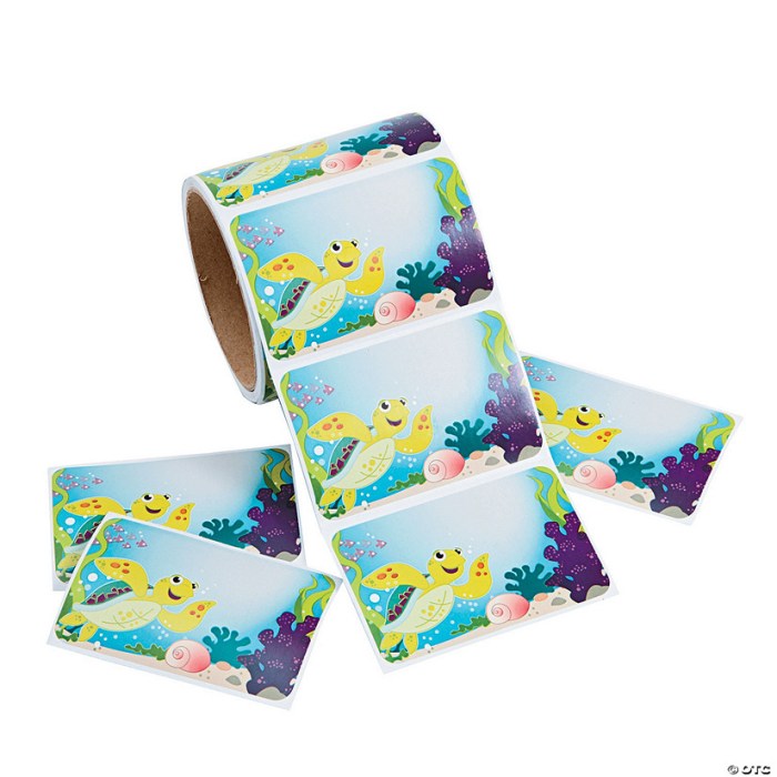 Under the sea name tags