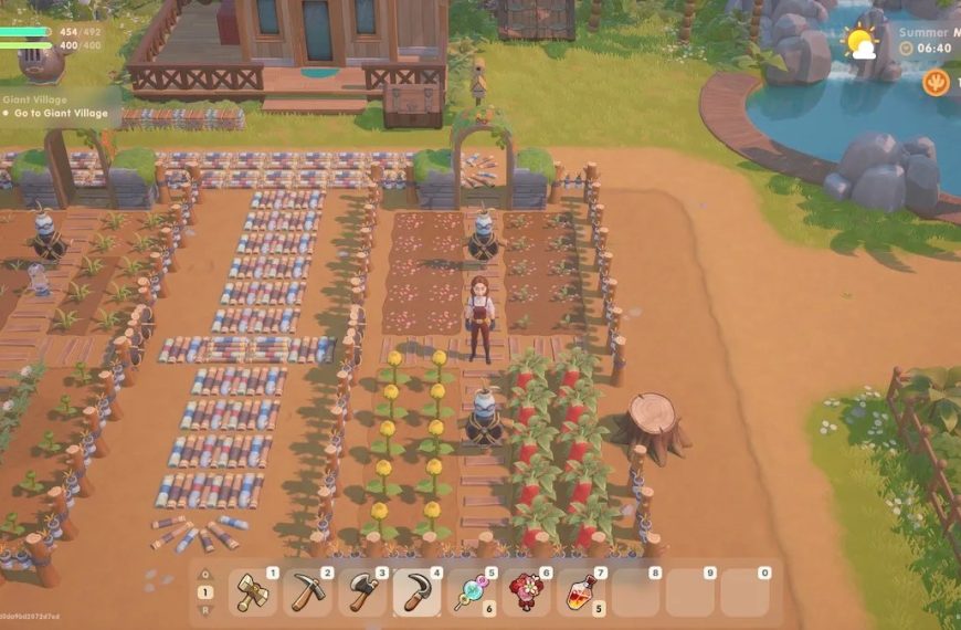 Coral island crop layout