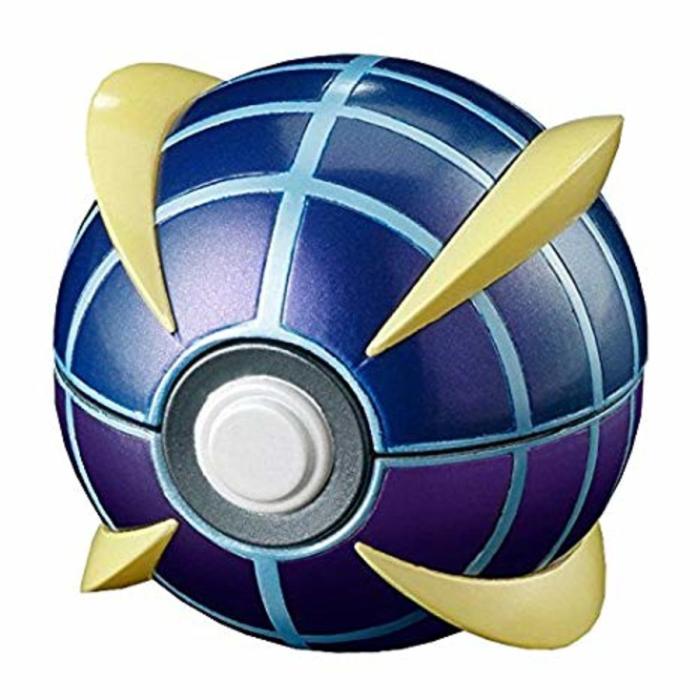 Blue and red pokeball