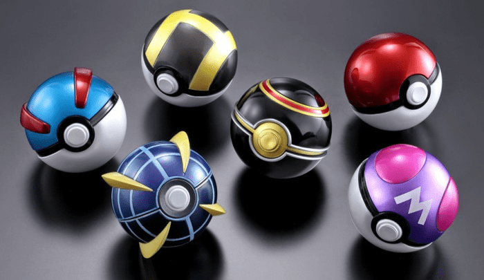 Ball poke balls pokemon bandai types set different ultra metal collection pokeballs high pokémon releasing list top toy background games