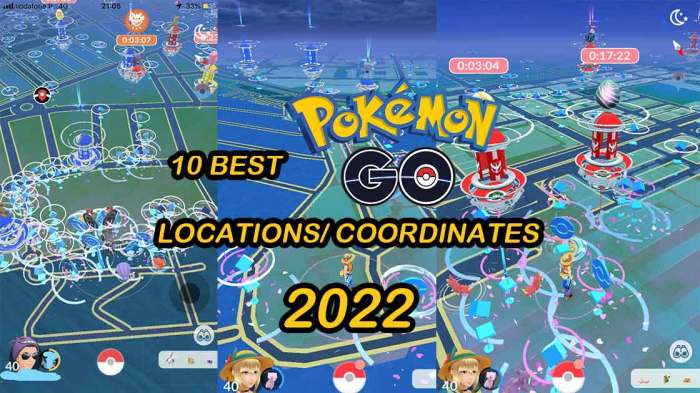 Places for pokemon go