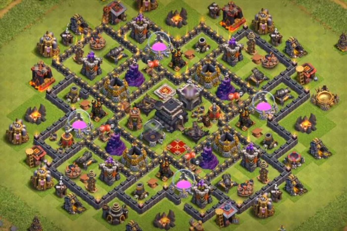 Town clans clash coc th9 troops