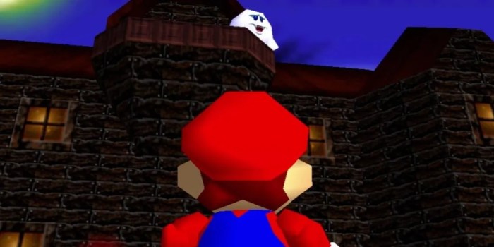 Mario 64 boo's balcony