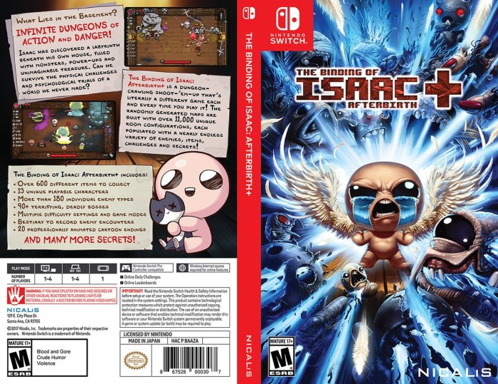 Binding of isaac switch