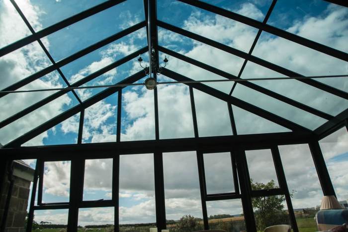 Glass roof conservatory gable roofs modern conservatories essex manchester