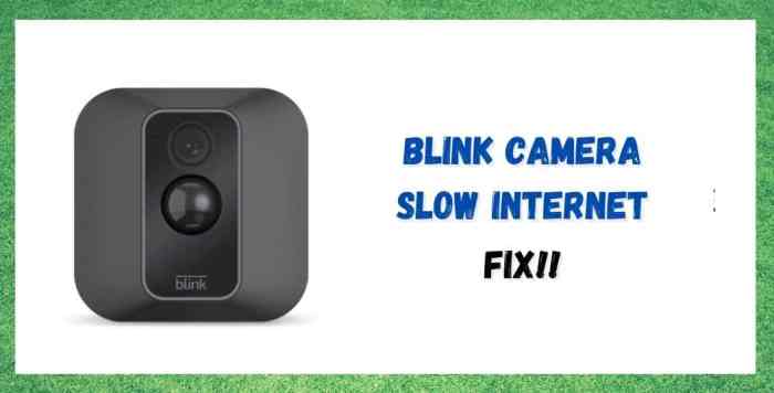 Blink camera slow to load