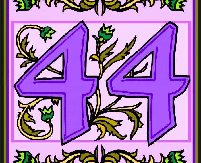 44 flowery getal