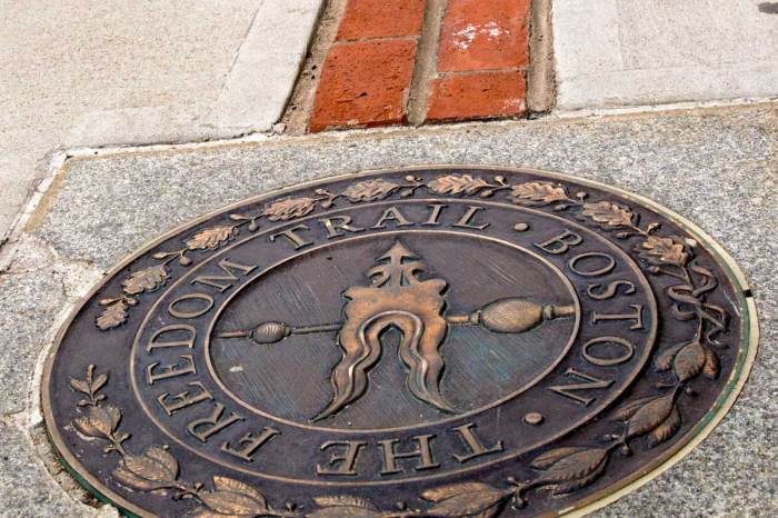 Boston freedom trail code